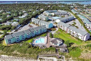 Exterior - Pebble Beach D-202, Oceanfront Condo in Emerald Isle, NC! (Emerald Isle)