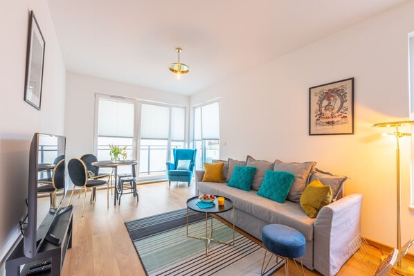 公寓 | 1 間臥室、獨特裝潢、布置獨特、筆電工作空間