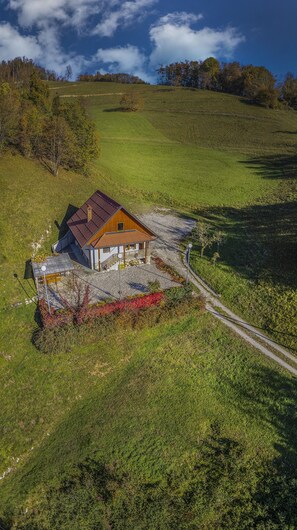 Exterior - Valley view Holiday Home Mrak with sauna (Slap ob Idrijci)