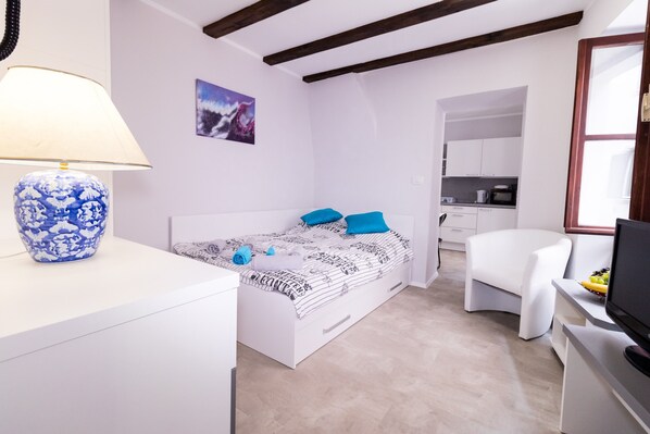 1 Schlafzimmer, Internetzugang, Bettwäsche