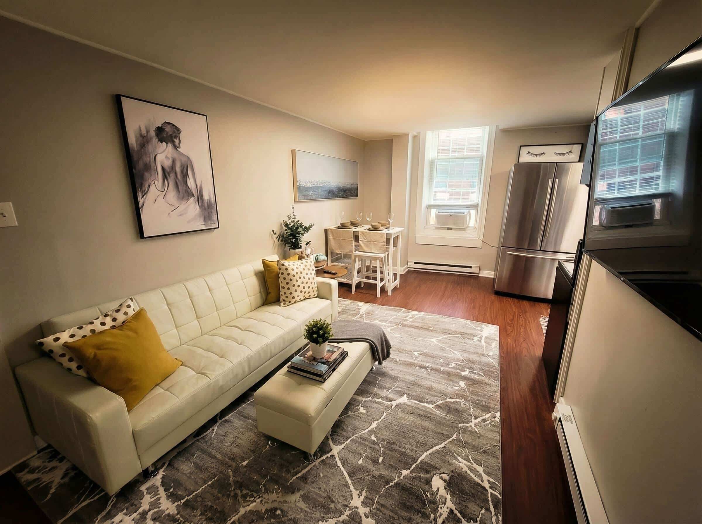 TV, fireplace, offices