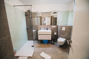 Een douche, een haardroger