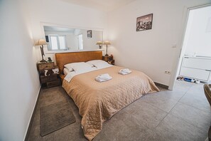 1 bedroom, iron/ironing board, Internet, bed sheets - 3 Apartment with Terrace - Downtown Luxury Apartments with Hot Tub (Vodice)