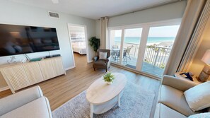 TV - Seacrest 702 is a Gulfview 2 BR on Okaloosa Island (Fort Walton Beach)