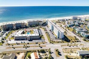 Aerial view - Seacrest 705 - Gulf Front 2 BR Okaloosa Island (Fort Walton Beach)