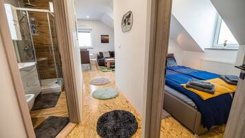 1 quarto, acesso à internet, roupa de cama