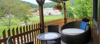 Holiday Home Gloria by a Natural Swimming Pool