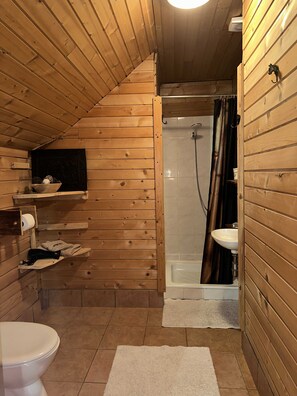 Shower, towels