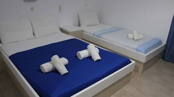Free WiFi, bed sheets