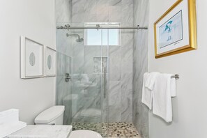 Shower, towels