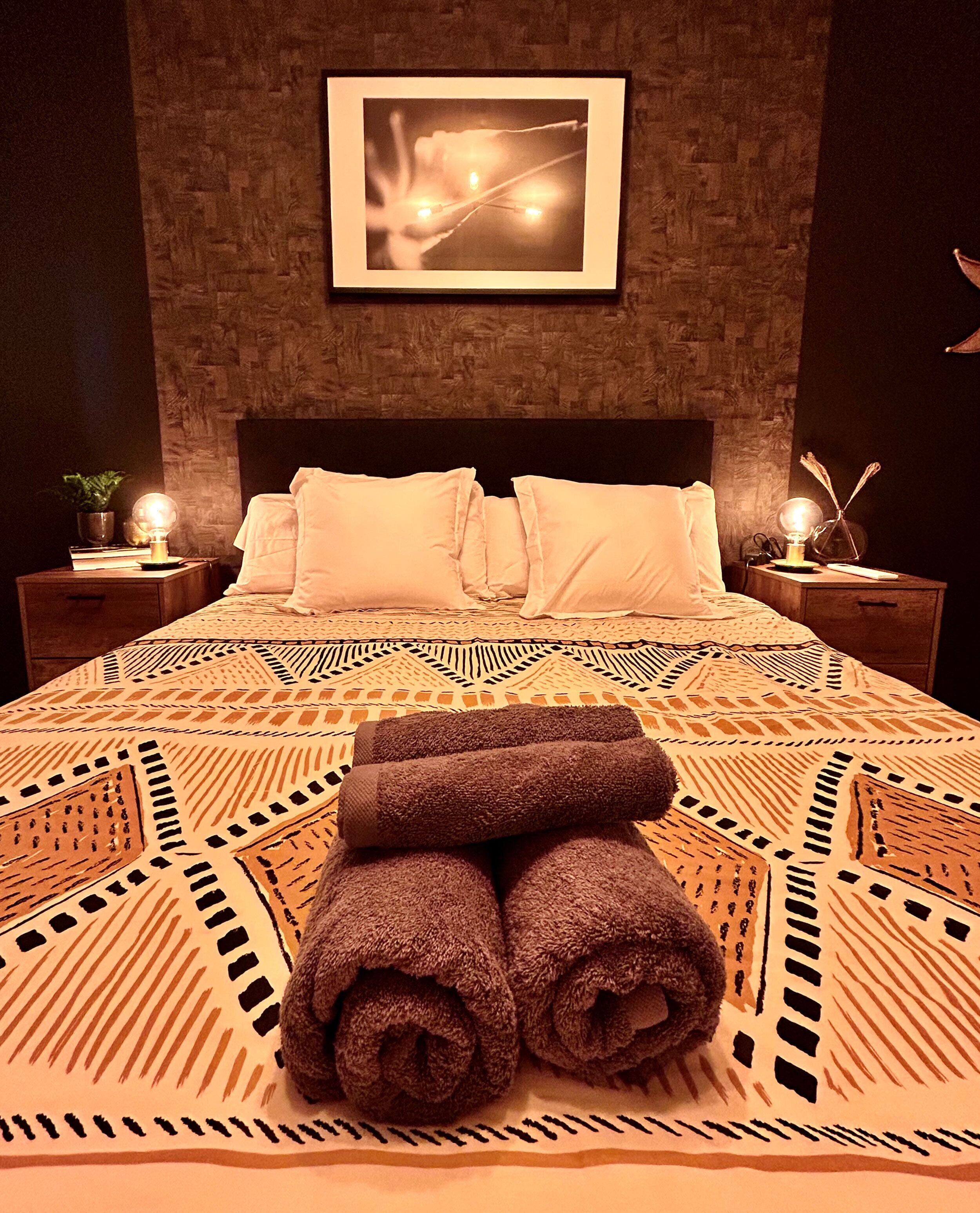 1 chambre, fer et planche à repasser, lit parapluie, Wi-Fi gratuit