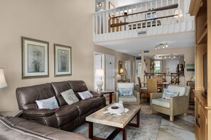 TV - ⛳Golf Course Front-Great Views from Large Patio-3BR Fairways 309⛳ (Miramar Beach)