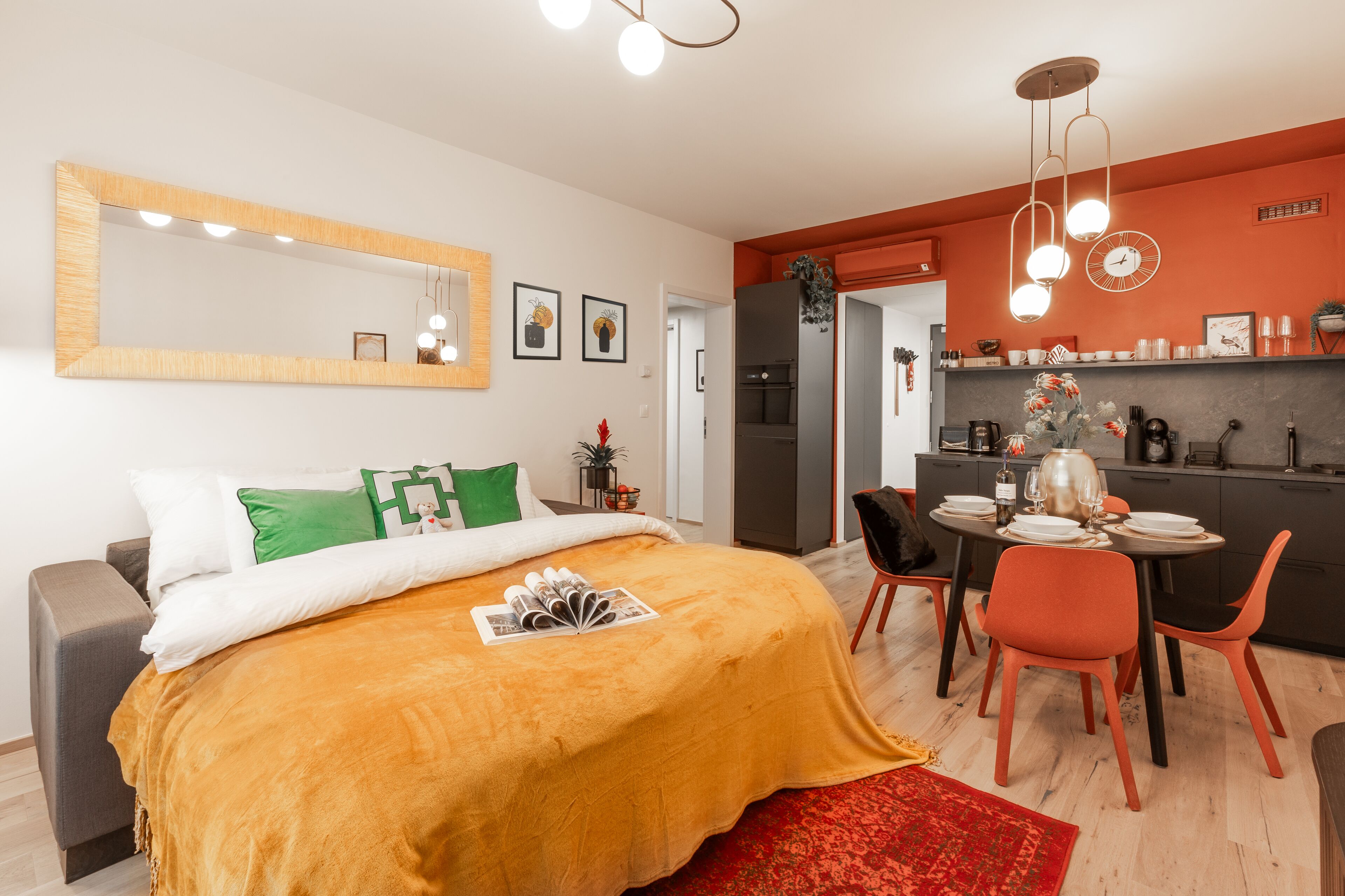 公寓 | 埃及棉床單、高級寢具、舒適加層、獨特裝潢