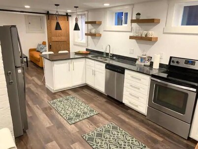 Clean Modern Downtown Apartment- All New Rear Unit