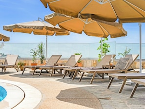 Lejlighed - 1 soveværelse - balkon - havudsigt | Pool | Udendørs pool