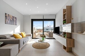 Living area - Apartment 'Flamenca Village' with Shared Pool, Wi-Fi and Air Conditioning (Orihuela)