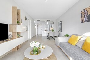 Living area - Apartment 'Flamenca Village' with Shared Pool, Wi-Fi and Air Conditioning (Orihuela)