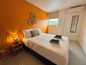 Family Apartment, Multiple Beds | In-room safe, blackout drapes, soundproofing, iron/ironing board - Boutique Hotel JT Curacao (Jan Thiel)