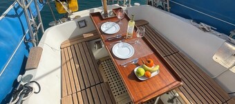 Boat 'El Velero' with Sea View and Private Terrace