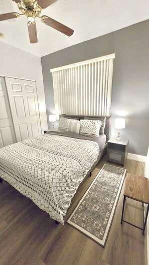 4 bedrooms, in-room safe, iron/ironing board, travel crib