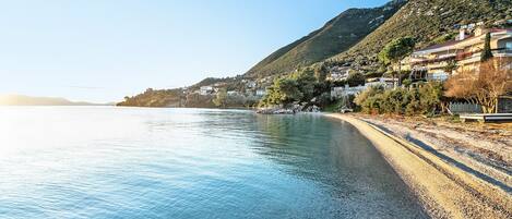 Accommodatie ligt op het strand