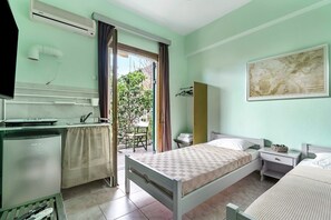 1 makuuhuone, ilmainen Wi-Fi, vuodevaatteet