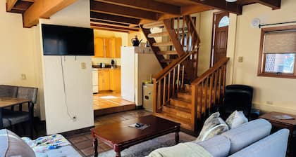 This loft style home is a perfect romantic getaway! Near to shopping and hiking!