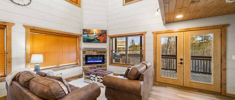 Smart TV, fireplace, offices