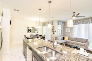 Interior - Family Townhome near Disney! Patio w/Pvt Splash Pool, Modern Decor,Free wifi, Resort w/waterpark! (Kissimmee)