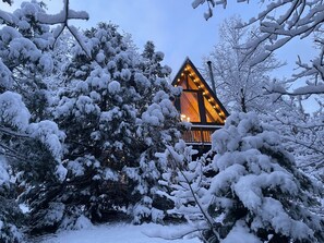 Exterior - Hot Tub, Secluded A-Frame, Fire place (Lake Arrowhead)