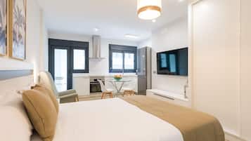 1 chambre, fer et planche Ă repasser, Wi-Fi gratuit, draps fournis