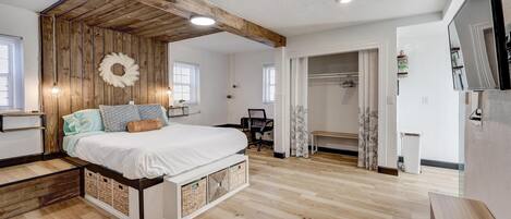 1 soverom, strykejern/-brett, wi-fi og sengetøy