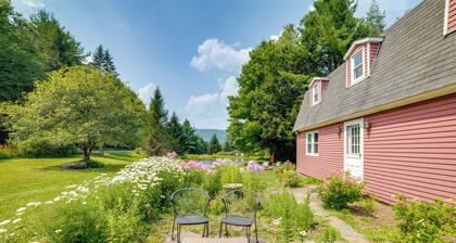 Fire Pit & On-Site Pond: Wooded Walton Home!