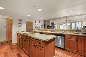 Condo, 3 Bedrooms | Private kitchen | Oven, toaster - Lavishness at Elevation â Timber Ridge 3 Bedroom 3 Condo by RedAwning (Kirkwood)