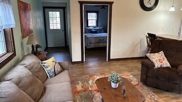 Smart TV, DVD player, video library, printers