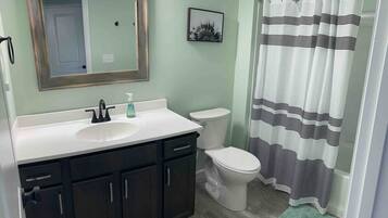 Hair dryer, towels