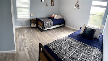 2 bedrooms, iron/ironing board, travel crib, free WiFi
