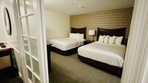 Family Suite, 2 Bedrooms, Refrigerator & Microwave | Pillowtop beds, free WiFi - Shell Vacations Club (Anaheim)