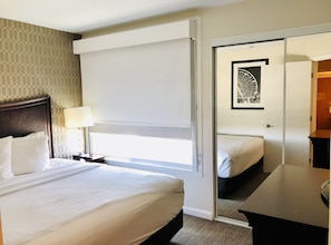 Family Suite, 2 Bedrooms, Refrigerator & Microwave | Pillow-top beds, free WiFi - Shell Vacations Club (Anaheim)