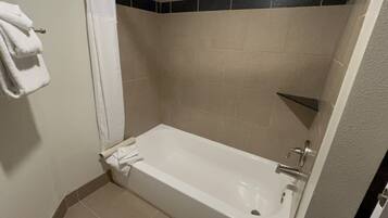 Free toiletries, hair dryer, towels, soap