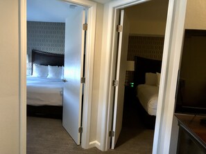 Family Suite, 3 Bedrooms, Refrigerator & Microwave | Pillowtop beds, free WiFi - Shell Vacations Club (Anaheim)