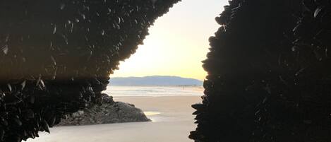 Sun loungers, beach towels