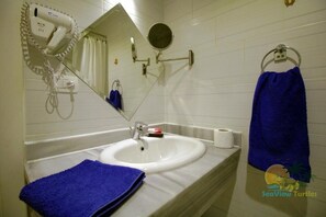 Towels, soap, toilet paper