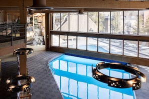 Indoor pool, a heated pool