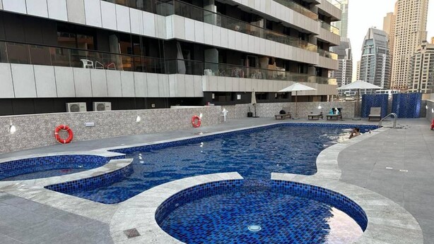 Apartment, 2 Schlafzimmer, Balkon, Stadtblick | Pool