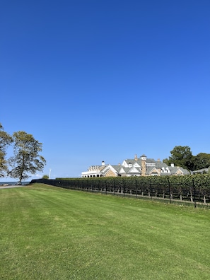 Property grounds - Lakefront home just minutes from wineries. Backyard sunsets! (Madison)