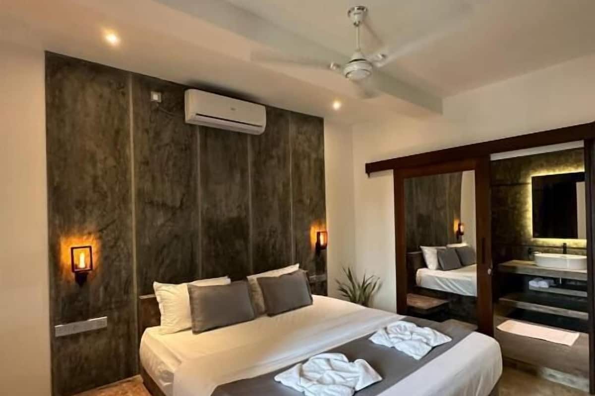1 kamar tidur, setrika/meja setrika, dan Wi-Fi gratis