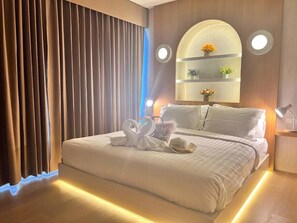 Literie de qualité supérieure, chambres insonorisées, Wi-Fi gratuit