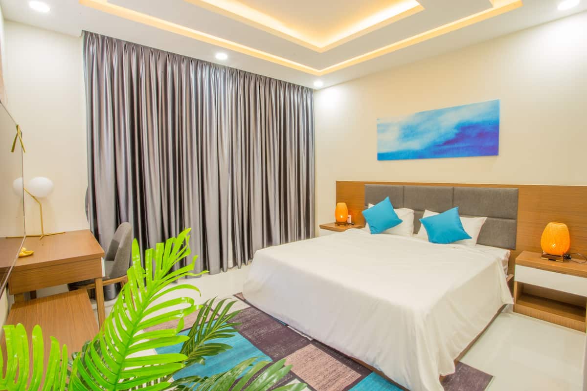 Eenvoudige villa | 2 slaapkamers, een bureau, beddengoed