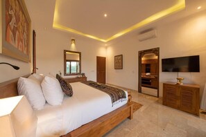 1 bedroom, desk, blackout curtains, iron/ironing board